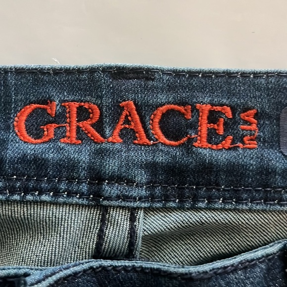 Grace Jeans Skinny Mid Rise Size 28 - Picture 10 of 16